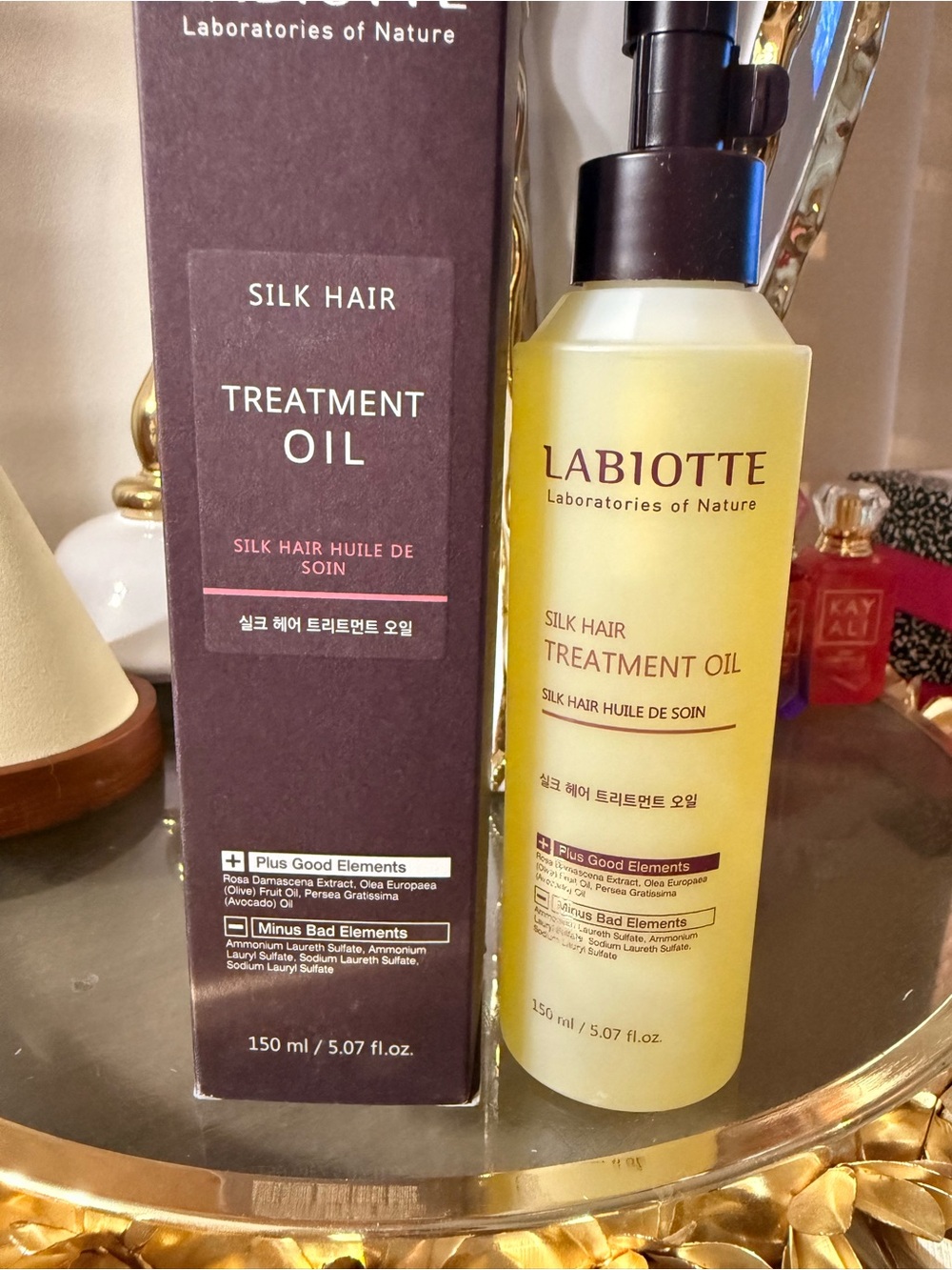 Labiotte Silk Hair Treatment Oil